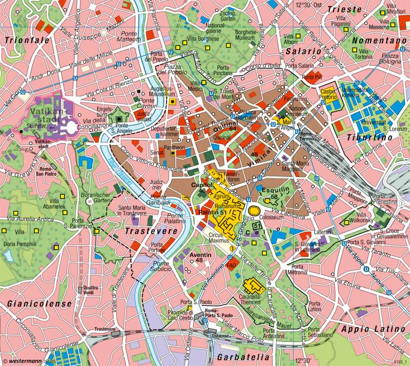 Rom | Stadtlandschaft | | Karte 87/2