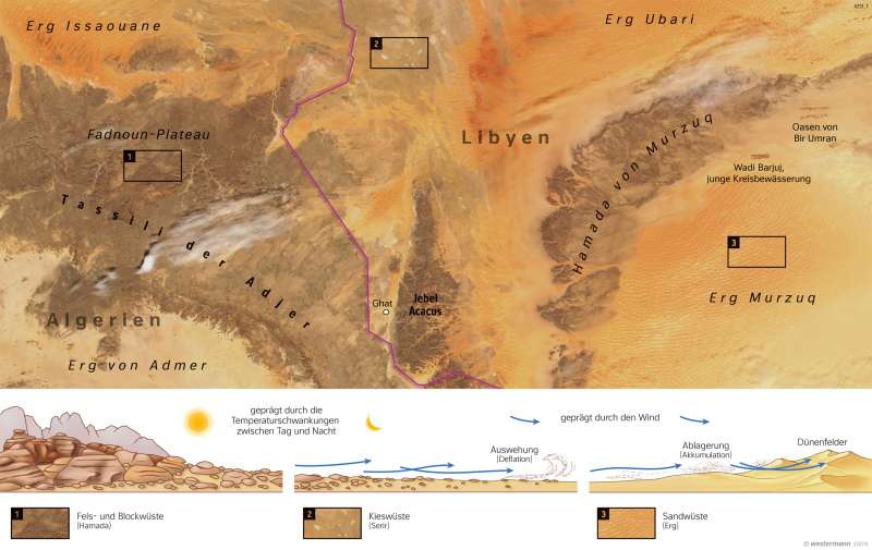 Sahara Karte Deutsch / Marokko Und West Sahara Map Vektor Abbildung
