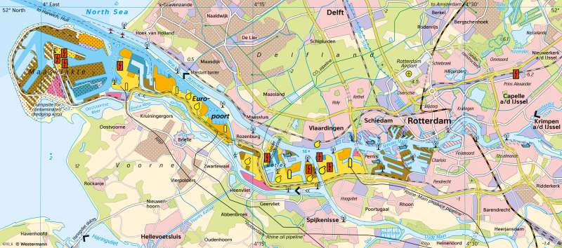 Rotterdam | Sea and river port | Transport | Karte 73/2