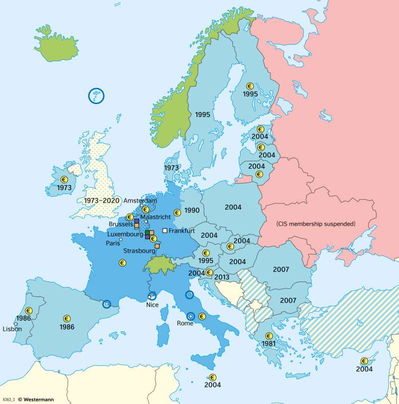 Europe | Confederations of states | European Union | Karte 66/2