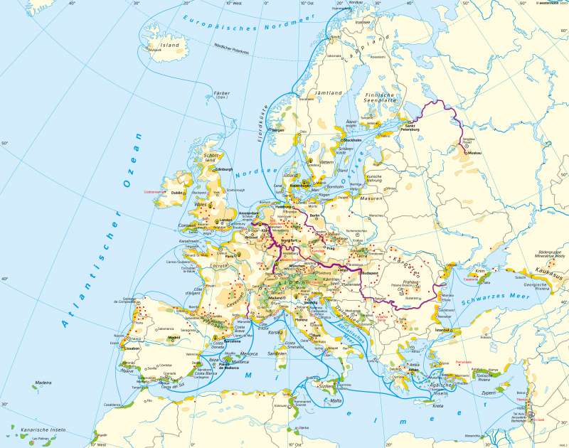 Europa | Tourismus | Europa - Tourismus | Karte 120/1
