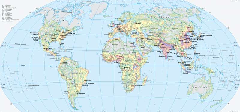 Diercke Weltatlas Kartenansicht Erde Bevolkerungsverteilung 978 3 14 5 276 2 1