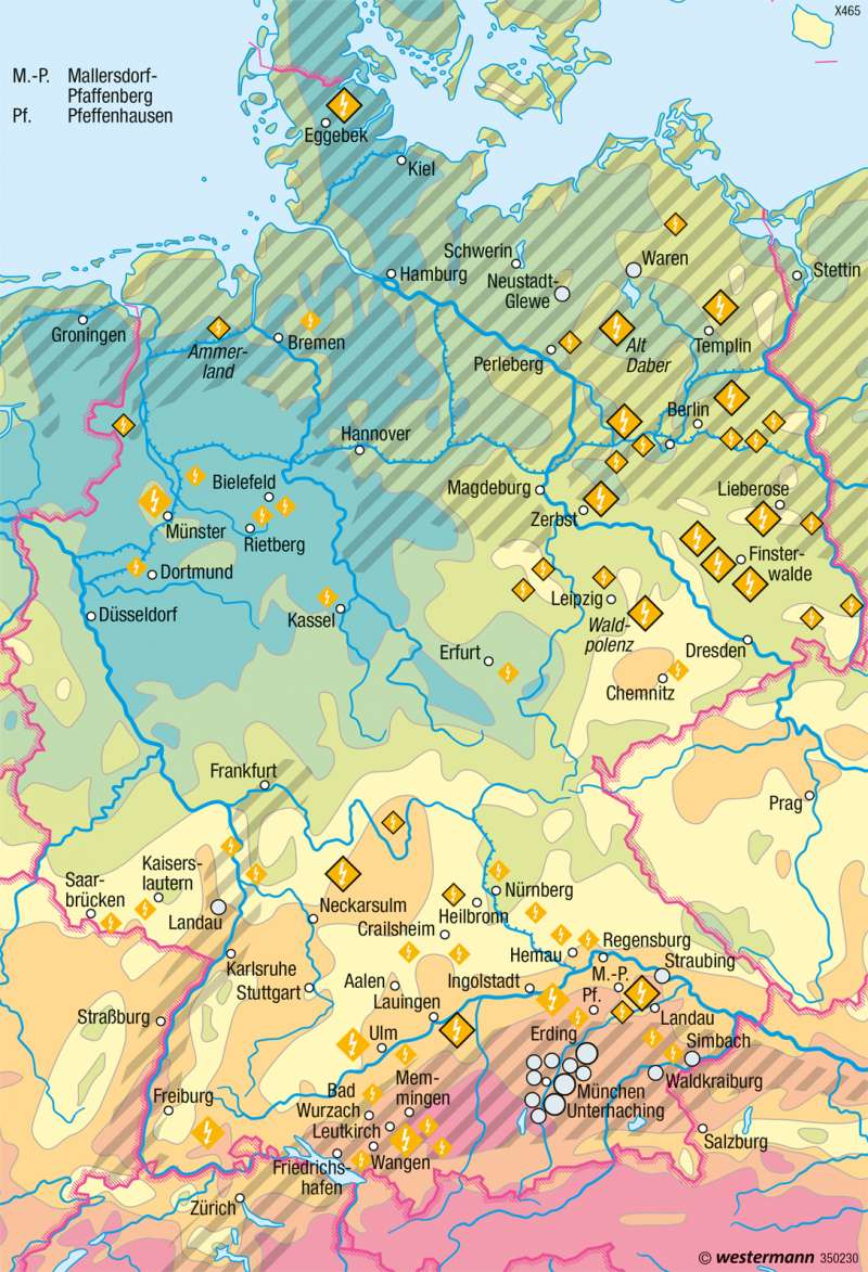 Diercke Weltatlas Kartenansicht Deutschland Sonnenenergie Und Geothermie 978 3 14 5 68 1 1