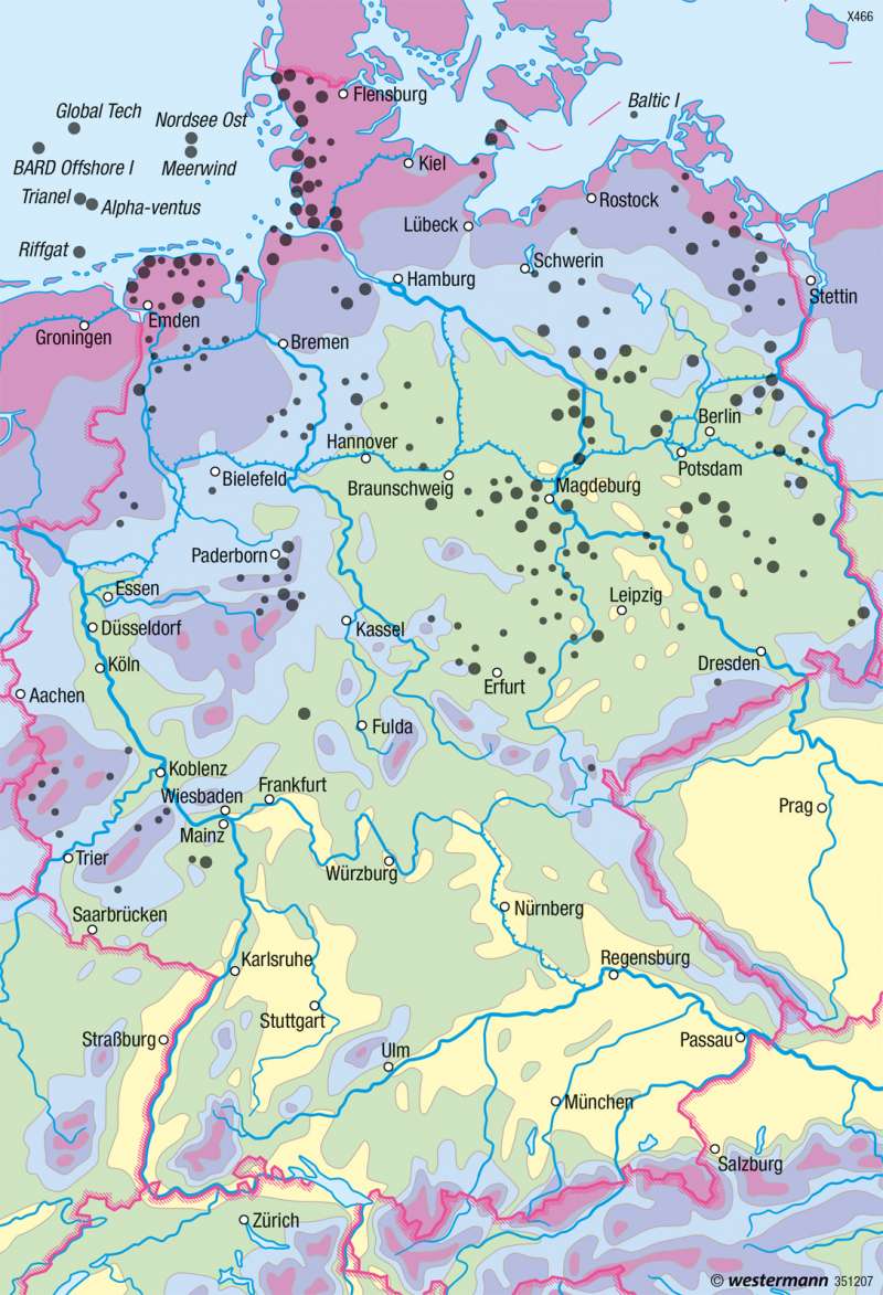 Deutschland | Windenergie | Energie | Karte 47/3