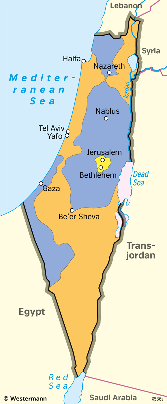 Diercke Weltatlas - Kartenansicht - Israel - Territorial development ...