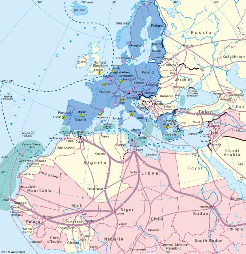  | Migration to Europe | Population and migration | Karte 69/4