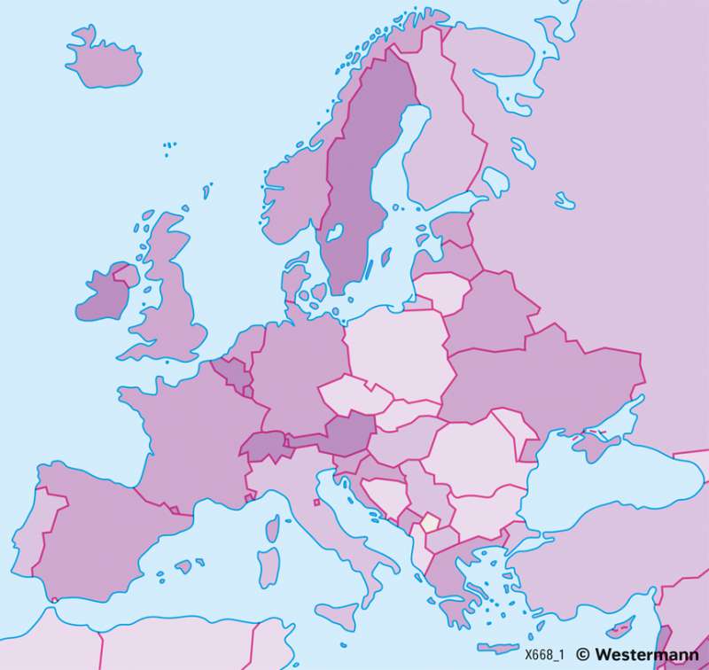 Europe | Foreign population | Population and migration | Karte 69/6