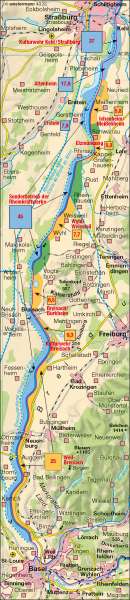 Hochwasserschutz | | Region Oberrhein | Karte 43/2