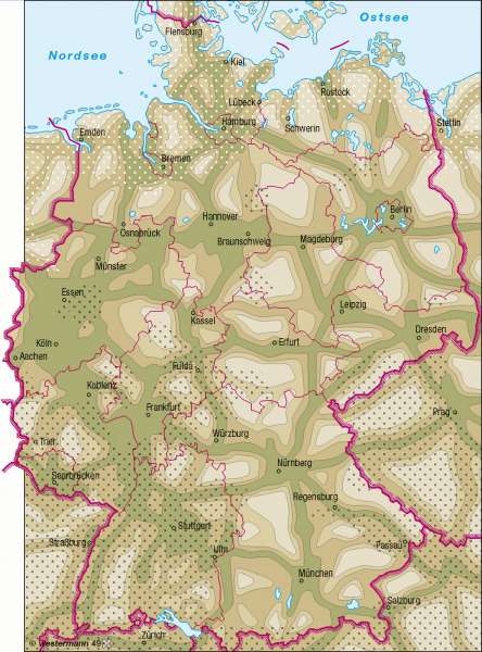 Luftbelastung | | Deutschland - Umwelt | Karte 58/1