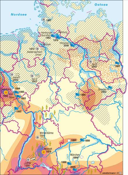 Naturgefahren | | Deutschland - Umwelt | Karte 59/5