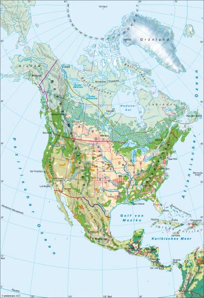 Nord- und Mittelamerika | Landwirtschaft | Nord- und Mittelamerika – Landwirtschaft | Karte 147/5