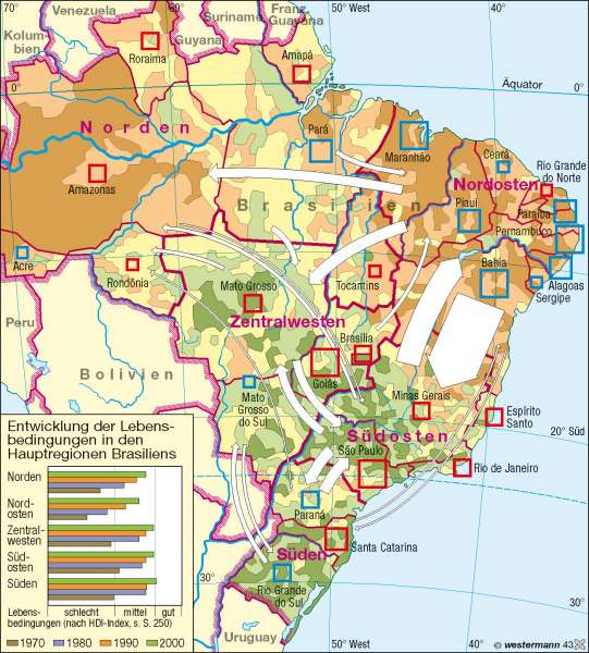 Diercke Weltatlas Kartenansicht Regionale Entwicklungsunterschiede 978 3 14 1007 4 165 5 0