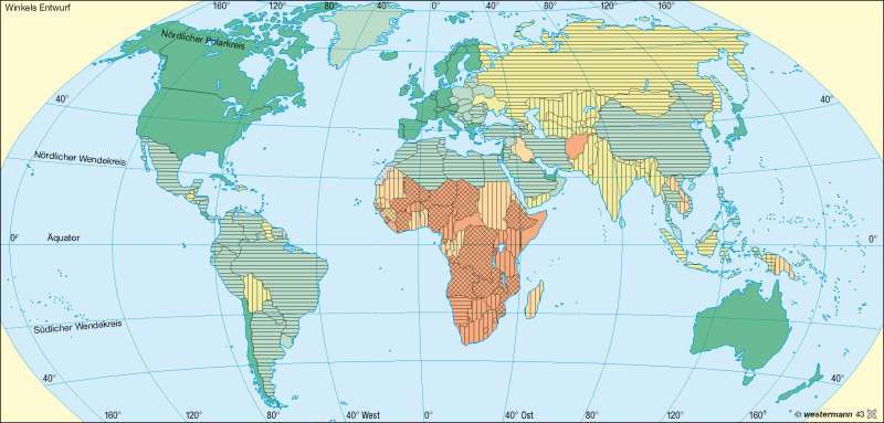 Lebenserwartung/Säuglingssterblichkeit |  | Erde – Bevölkerung | Karte 187/4
