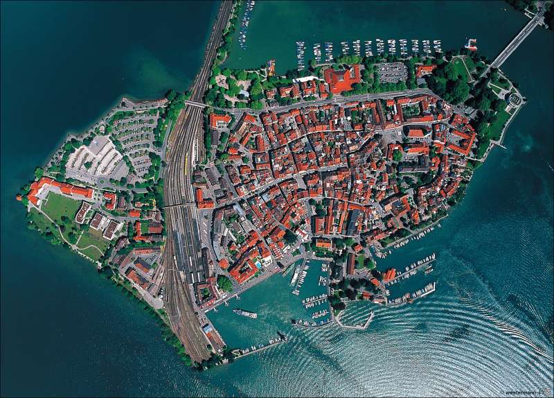 Lindau | Luftbild | Vom Bild zur Karte | Karte 9/3