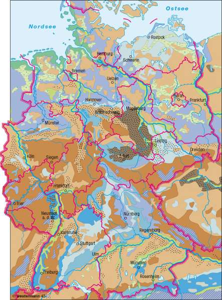 Bodentypen | | Deutschland – Landwirtschaft | Karte 44/1