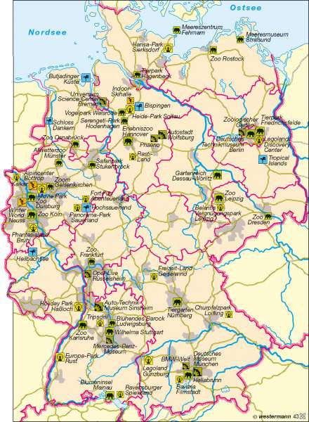 Erlebnistourismus | | Deutschland – Tourismus | Karte 47/2