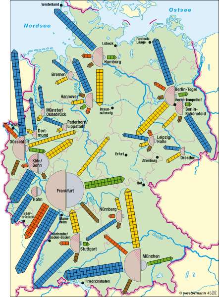 Luftverkehr | | Deutschland – Verkehr | Karte 48/3