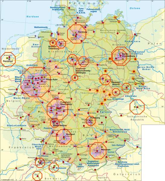 Deutschland | Raumordnung | Deutschland – Raumordnung | Karte 52/1