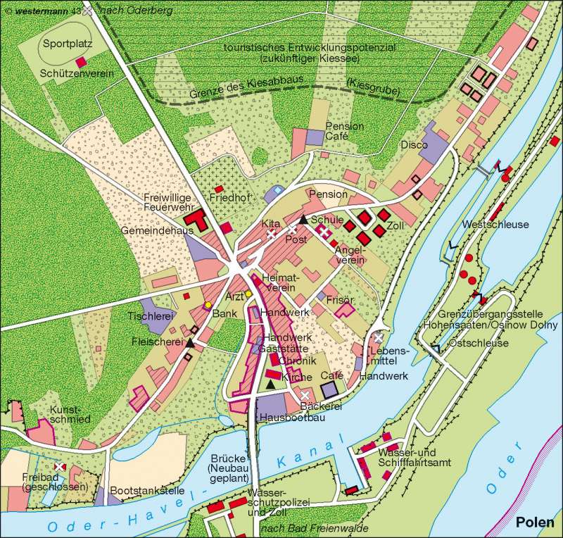 Hohensaaten (Brandenburg) | Überalterung | Deutschland – Bevölkerung | Karte 57/9