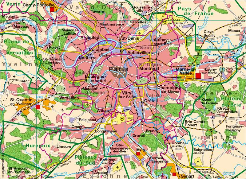 Diercke Weltatlas Kartenansicht Paris Ubersicht 87 2 0