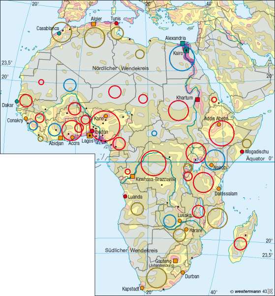 Bevölkerung | | Afrika – politische Entwicklung | Karte 100/2