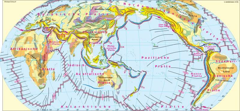 Geotektonik |  | Erdgeschichte/Tektonik/Vulkanismus | Karte 175/2