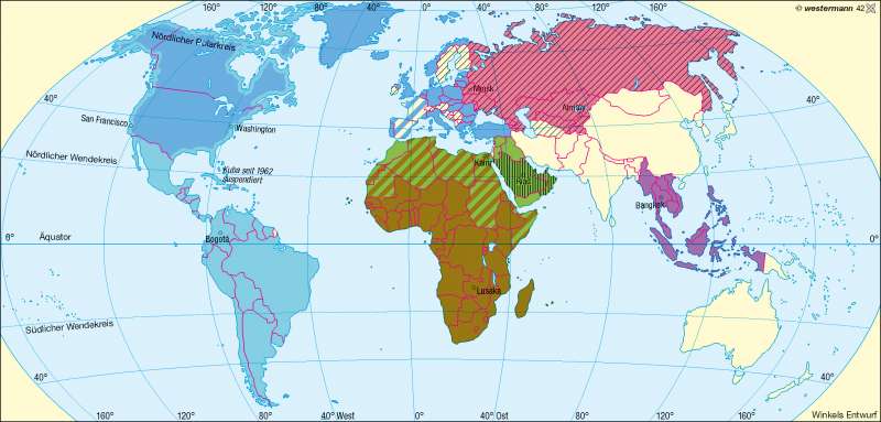 Politische und militärische Bündnisse (2007) |  | Erde – politische Übersicht | Karte 194/2