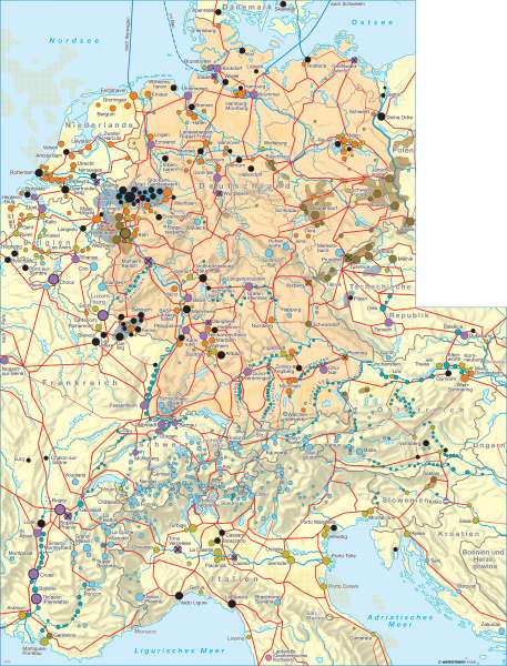 Mitteleuropa | Energiewirtschaft | Deutschland - Energiewirtschaft | Karte 72/1