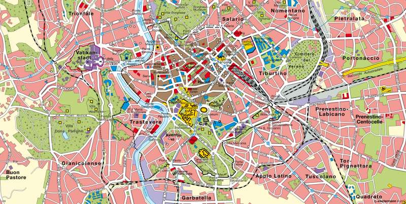 Rom Innenstadt Karte | goudenelftal