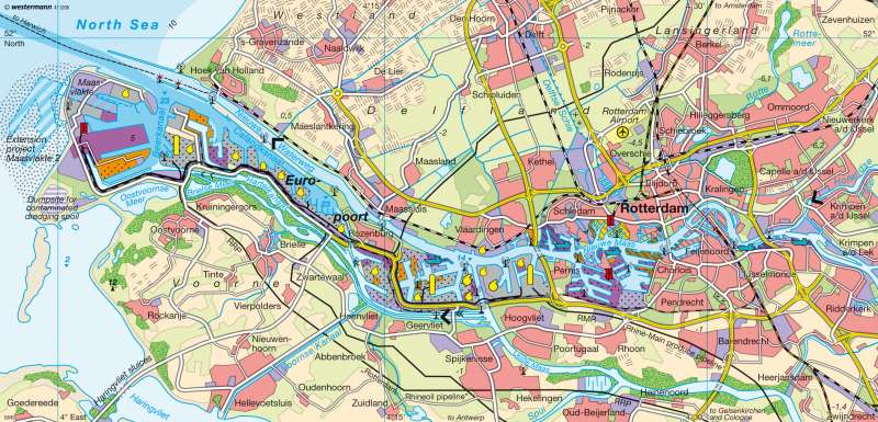 Rotterdam — Port |  | Europe - Transport | Karte 55/2