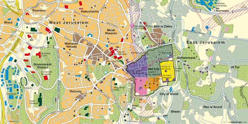 Jerusalem — Holy City for three world religions |  | Israel | Karte 101/5