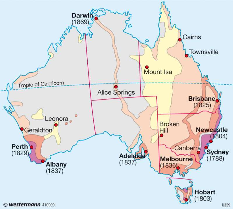 Immigration |  | Australia and New Zealand | Karte 121/6