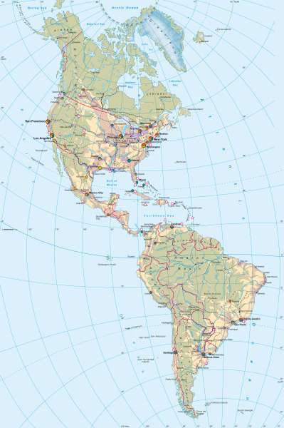 Economy (overview) |  | The Americas - Economy | Karte 130/1