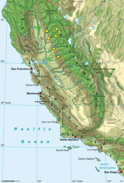 California — Land use circa 1830 |  | U.S.A. - Past and present | Karte 137/4