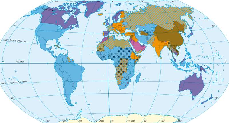 Political systems 2010 |  | The world - Political | Karte 188/2
