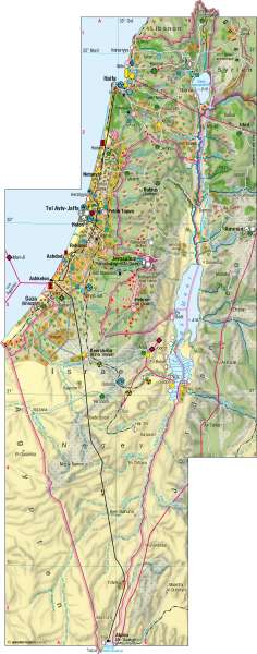 Israel | Wirtschaft | Naher Osten | Karte 161/5