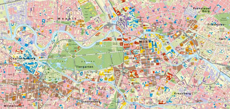 Berlin | Bundeshauptstadt | Berlin - Bundeshauptstadt | Karte 50/1
