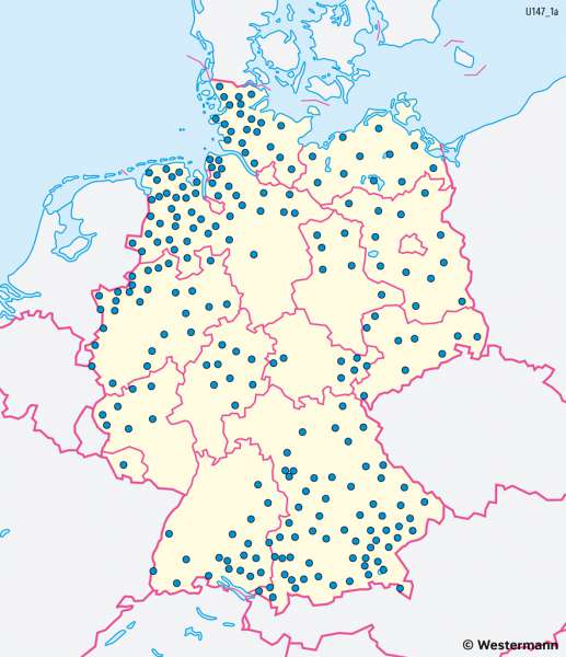Deutschland | Viehhaltung | Deutschland - Landwirtschaft | Karte 41/4