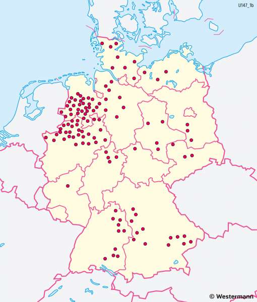 Deutschland | Viehhaltung | Deutschland - Landwirtschaft | Karte 41/4