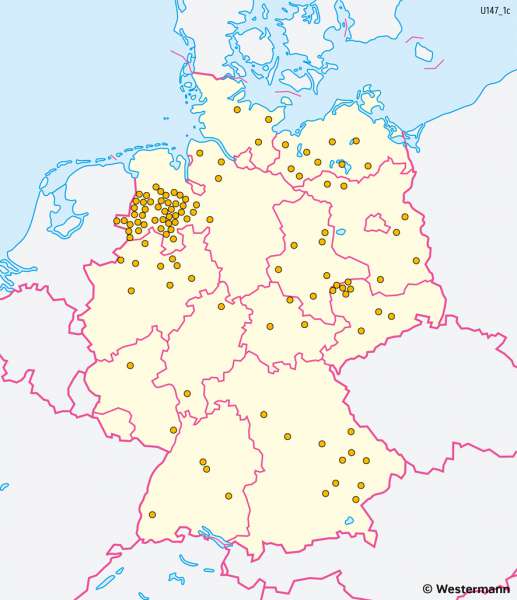 Deutschland | Viehhaltung | Deutschland - Landwirtschaft | Karte 41/4
