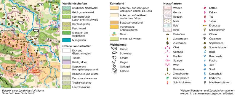 signaturen karte Diercke Weltatlas   Kartenansicht     Signaturen einer 