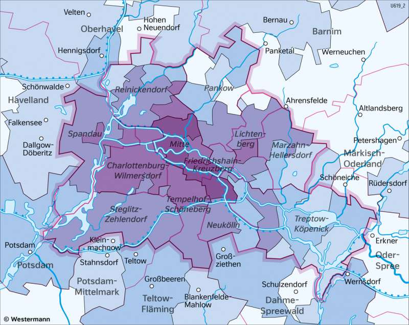 Diercke Weltatlas - Kartenansicht - Berlin und sein Umland