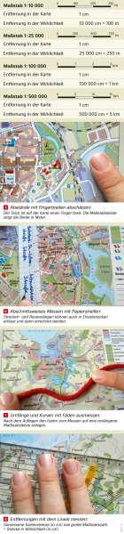 | Messen in Karten | Wismar - Vom Bild zur Karte/Maßstab und Entfernungen | Karte 11/3