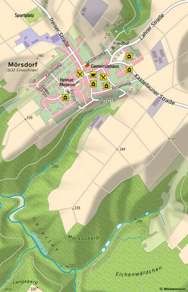 Mörsdorf (Hunsrück) | Tourismusprojekt Geierlay-Hängeseilbrücke | Mörsdorf (Hunsrück) - Tourismus und Naturschutz | Karte 17/2