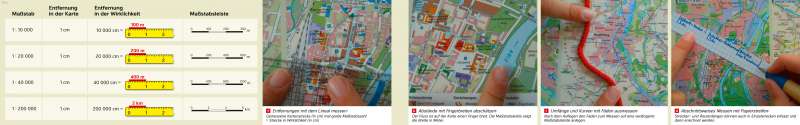 | Maßstab und Entfernungen | Magdeburg - Maßstab und Entfernungen | Karte 8/2