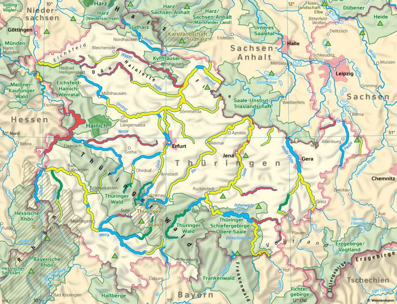 Thüringen | Umwelt und Naturschutz | Thüringen - Umwelt und Energie | Karte 24/1