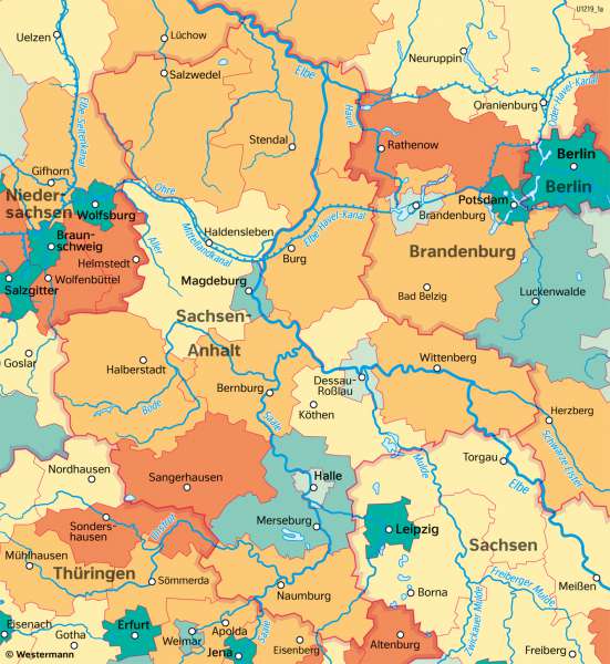 Sachsen-Anhalt | Wirtschaftsleistung | Sachsen-Anhalt - Wirtschaft | Karte 23/3