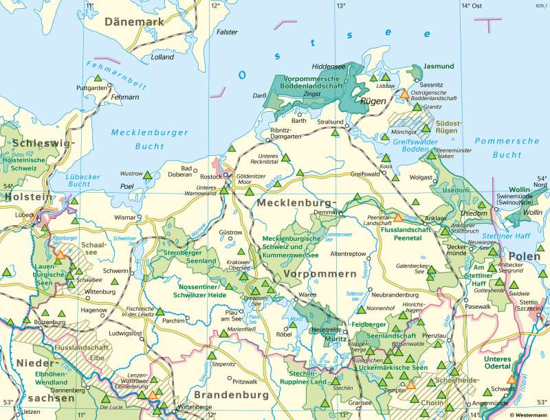 Karte Von Mecklenburg Vorpommern