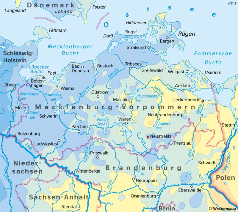 Karte Von Mecklenburg Vorpommern