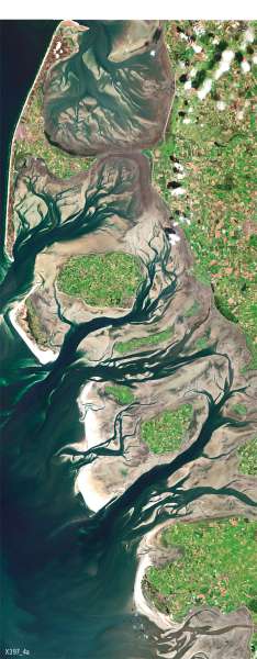 Nordfriesland | Gezeiten | Deutschland - Tourismus und Naturschutz | Karte 53/2